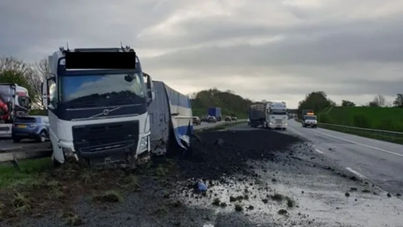 Trailer Overturned near Shap and Penrith on M6 Leads to Road Closure,2024